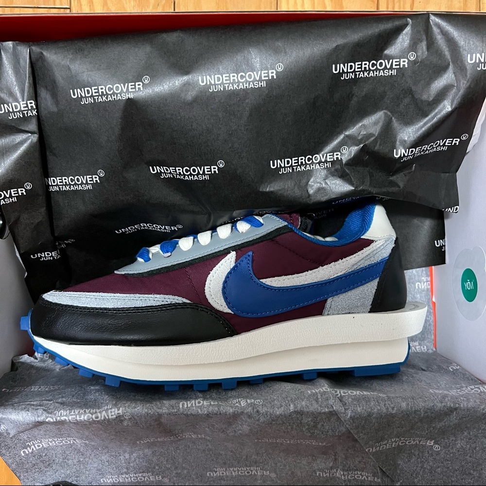 Nike LDWaffle x sacai x UNDERCOVER “Night Maroon”